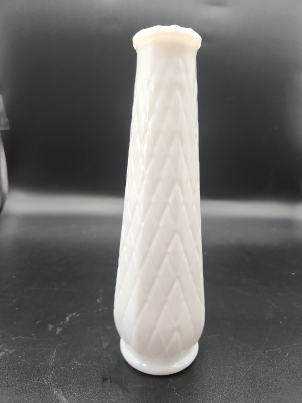 E.D. Brody Company White Milk Glass Bud Vase